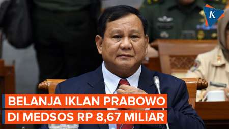 Belanja Iklan Prabowo di Medsos Rp 8,67 Miliar, Tertinggi Dibandingkan Ganjar dan Anies