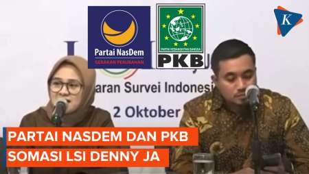 Partai Nasdem dan PKB Somasi LSI Denny JA, Ada Apa?