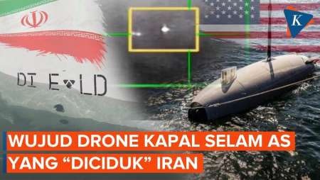 Jadi “Tangkapan” Iran, Ini Penampakan Kapal Selam Nirawak AS!