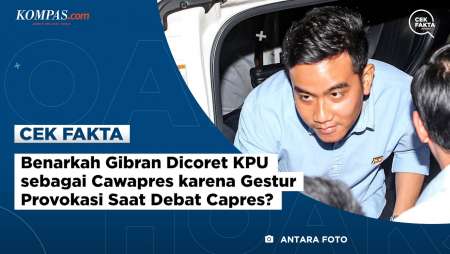 Benarkah Gibran Dicoret KPU sebagai Cawapres karena Gestur Provokasi Saat Debat Capres?