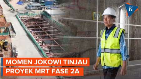 Jokowi soal Pembangunan MRT Fase 2A: Ini Pekerjaan yang Tidak Mudah