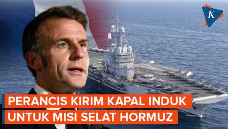 Perancis Kerahkan Kapal Induk untuk Misi Selat Hormuz, Bawa Jet dan Pesawat