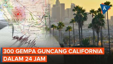 AS Diguncang 300 Gempa dalam 24 Jam, Picu Status Siaga