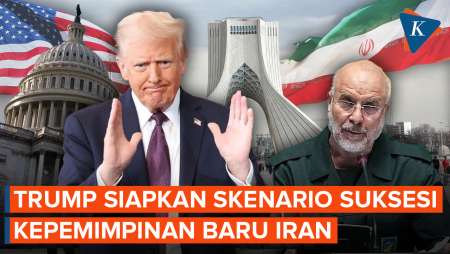 Trump Incar Sosok Pengganti Pemimpin Iran, Skenario Suksesi Rezim Disiapkan