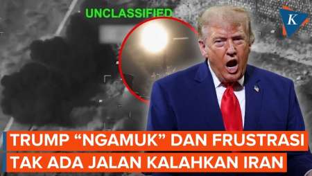 Trump "Ngamuk" Ke Bawahannya, Frustrasi Tak Ada Jalan Kalahkan Iran