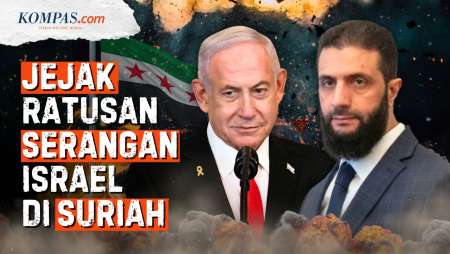 Peta Ratusan Serangan Israel ke Suriah, Bombardir Lokasi Militer dan Pusat Logistik