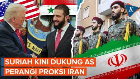 Suriah Kini Dukung AS Perangi Proksi Iran, Dari Hamas Hingga Hizbullah!