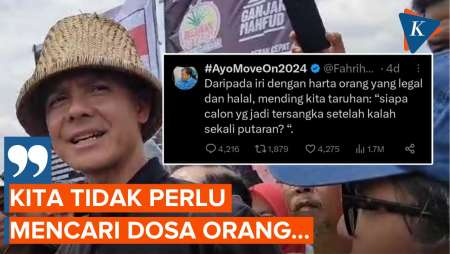 Ganjar Sayangkan Ucapan Fahri Hamzah soal Ada Capres Jadi Tersangka Usai Pilpres