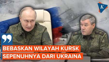 Putin Minta Tentara Ukraina Diusir Sepenuhnya dari Kursk