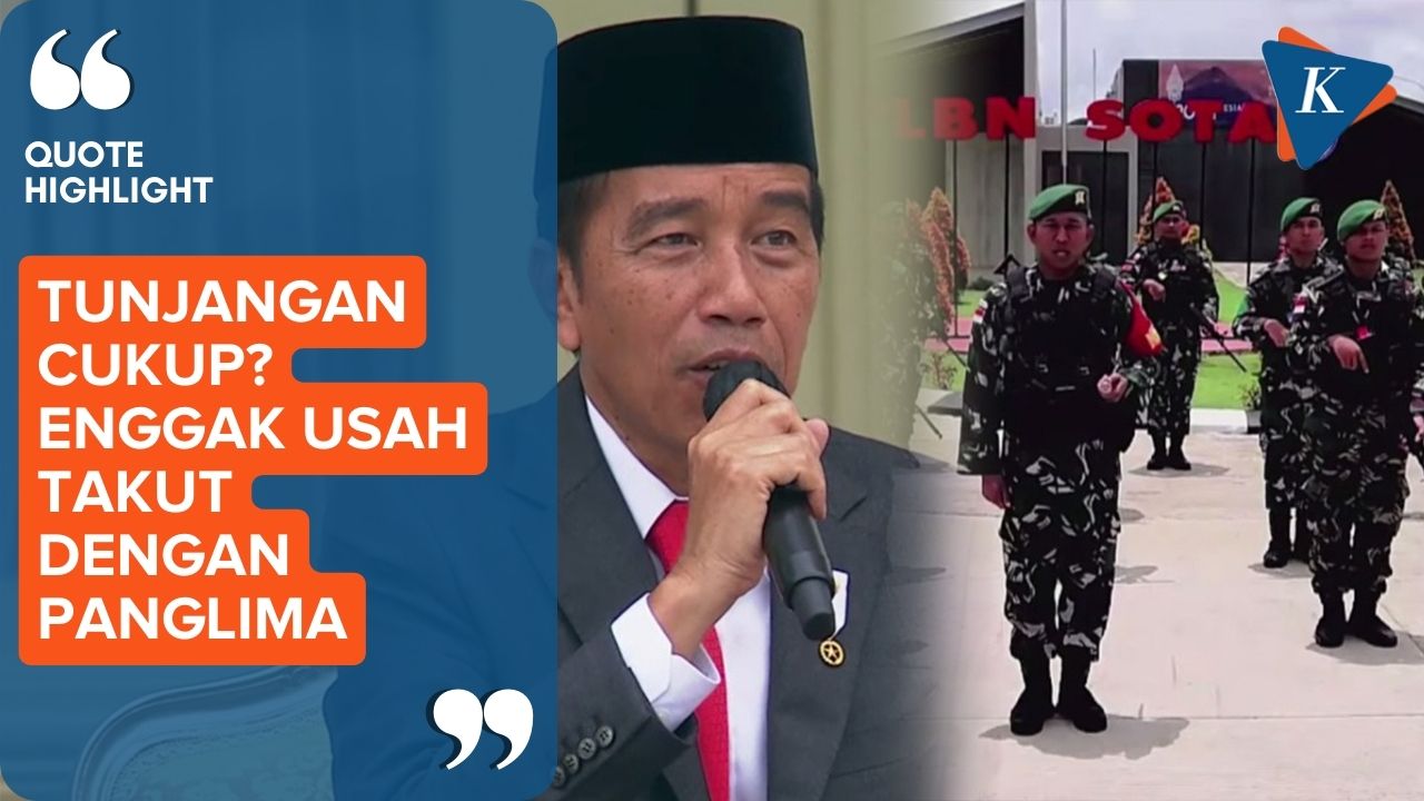 Ketika Jokowi Tanya Tunjangan Prajurit Penjaga Perbatasan