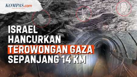Detik-detik Israel Ledakkan Terowongan Di Gaza