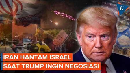Rudal Iran Kembali Hantam Israel Saat Trump Beri Sinyal Ingin Negosiasi