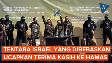 Empat Tentara Wanita Israel yang Dibebaskan Ucapkan Terima Kasih kepada Hamas