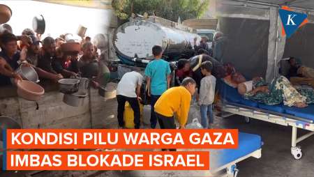 Pilu! Begini Kondisi Warga Gaza Imbas Blokade Bantuan oleh Israel