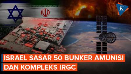 Israel Targetkan 50 Bunker Amunisi IRGC di Teheran