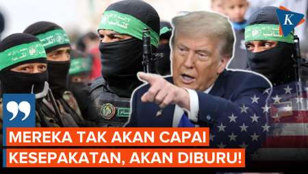 [FULL] Trump Pastikan Gencatan Senjata Tak Akan Terjadi dan Hamas Akan Diburu