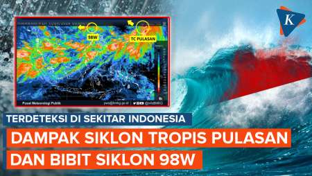 BMKG Deteksi Siklon Tropis Pulasan dan Bibit Siklon 98W, Bisa Picu Hujan Lebat di Indonesia!