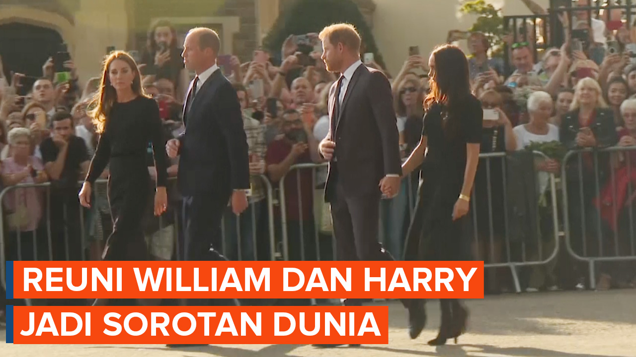 Momen Kebersamaan William dan Harry jadi Sorotan Dunia