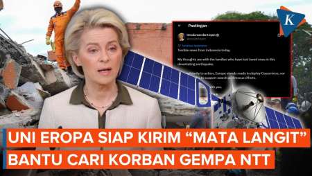 Uni Eropa Siap Kirim Copernicus "Mata di Langit" Bantu Cari Korban Gempa NTT