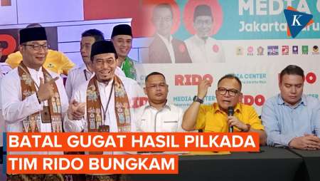 Batal Gugat Hasil Pilkada Jakarta 2024, Timses RK-Suswono Bungkam