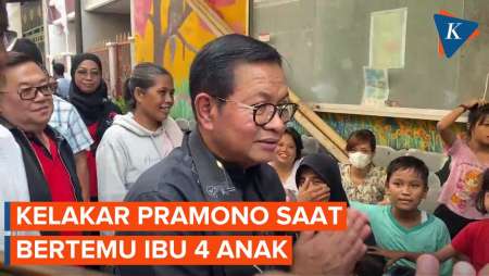 Kata Pramono Saat Bertemu Ibu 4 Anak: Sudah Bu, Jangan 