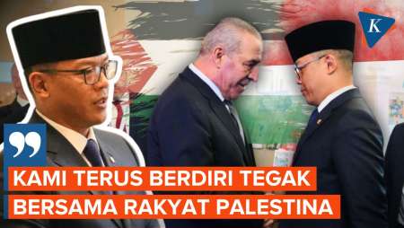 Bertemu Sekjen PLO di Sela KTT BRICS, Menlu Sugiono: Kami Akan Terus Bersama Palestina