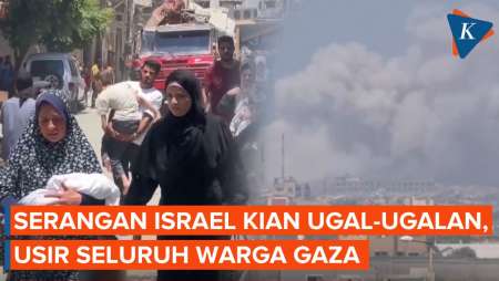 Israel Gempur Seluruh Wilayah Gaza dari Darat dan Udara, Paksa Warga Pergi