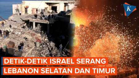 Detik-detik Israel Bombardir Lebanon, Targetkan Gudang Senjata Hizbullah