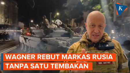 Prigozhin Klaim Wagner Tak Bunuh Satu Orang Pun Saat Rebut Markas Tentara Rusia