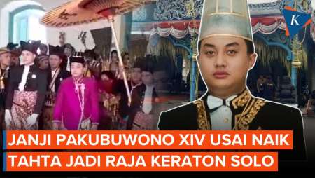 Janji Paku Buwono XIV Setelah Naik Tahta Jadi Raja Keraton Surakarta