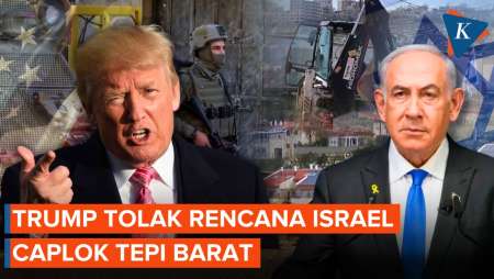 Trump Kecam Israel Yang Mau Caplok Tepi Barat Palestina