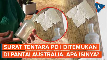 Botol Pesan Berusia 100 Tahun Ditemukan Di Australia, Ditulis Tentara Perang Dunia I