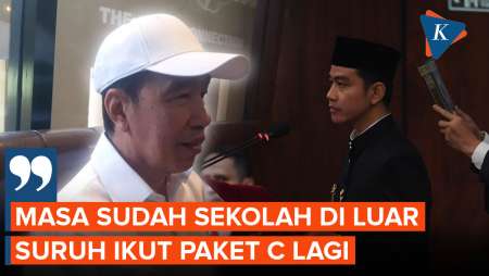 Syarat Pendidikan Gibran Dipertanyakan, Jokowi: Masa Harus Paket C Lagi