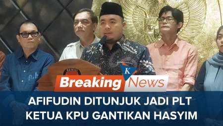 Afifudin Resmi Ditunjuk Sebagai Plt Ketua KPU Menggantikan Hasyim Asy'ari