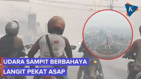 Kualitas Udara Sampit di Kotawaringin Timur Kategori Berbahaya akibat Karhutla