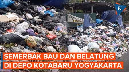 4 Bulan Sampah di Depo Kotabaru Yogyakarta Tak Diangkut, Warga Keluhkan Bau dan Belatung