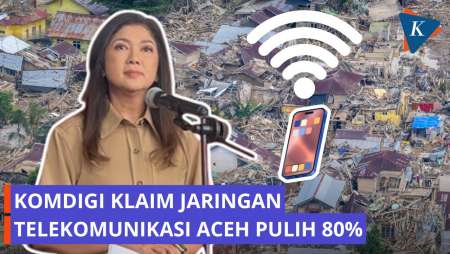 Komdigi Klaim Jaringan Di Aceh Pulih 80 Persen, Sumut-Sumbar Hampir 100 Persen