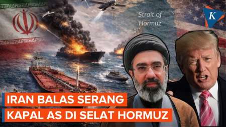 Iran Klaim Serang Kapal Perang Amerika Usai Kapal Tankernya Disasar