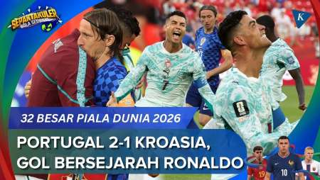 Hasil Portugal Vs Kroasia 2-1: Ronaldo Ukir Rekor, Tantang Spanyol Di 16 Besar