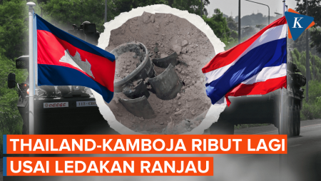 Thailand-Kamboja Ribut Lagi, Tentara Kehilangan Kaki akibat Ledakan Ranjau
