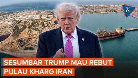 Trump Sesumbar Bisa Rebut Pulau Kharg Iran Dengan Mudah