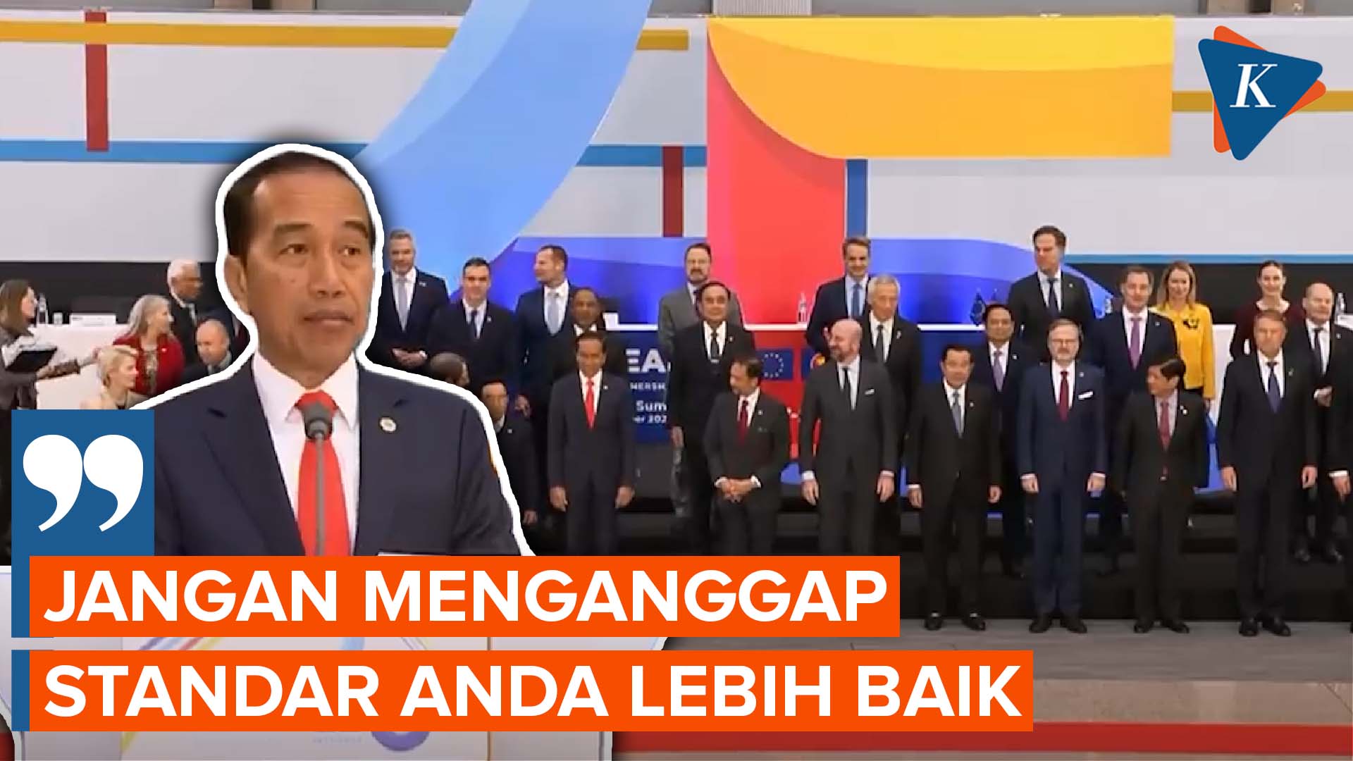 Jokowi ke Pemimpin Uni Eropa: Jangan Ada Pihak yang Selalu Mendikte