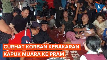 Curhat Korban Kebakaran Jakut: Anak Saya Belum Minum Susu, Uangnya buat Nasi Bungkus