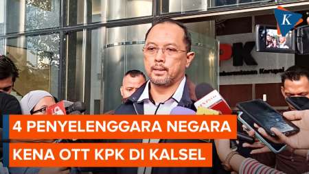 OTT KPK di Kalsel, 4 ASN Ditangkap