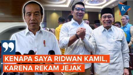 [FULL] Momen Jokowi Blak-blakan Ungkap Alasan Pilih Ridwan Kamil