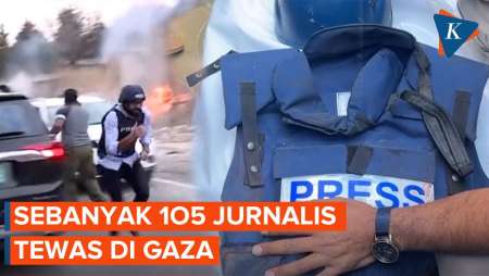 Jumlah Jurnalis yang Gugur di Gaza Capai 105 Orang