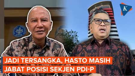 PDI-P Tegaskan Hasto Masih Jadi Sekjen PDI-P meski Jadi Tersangka