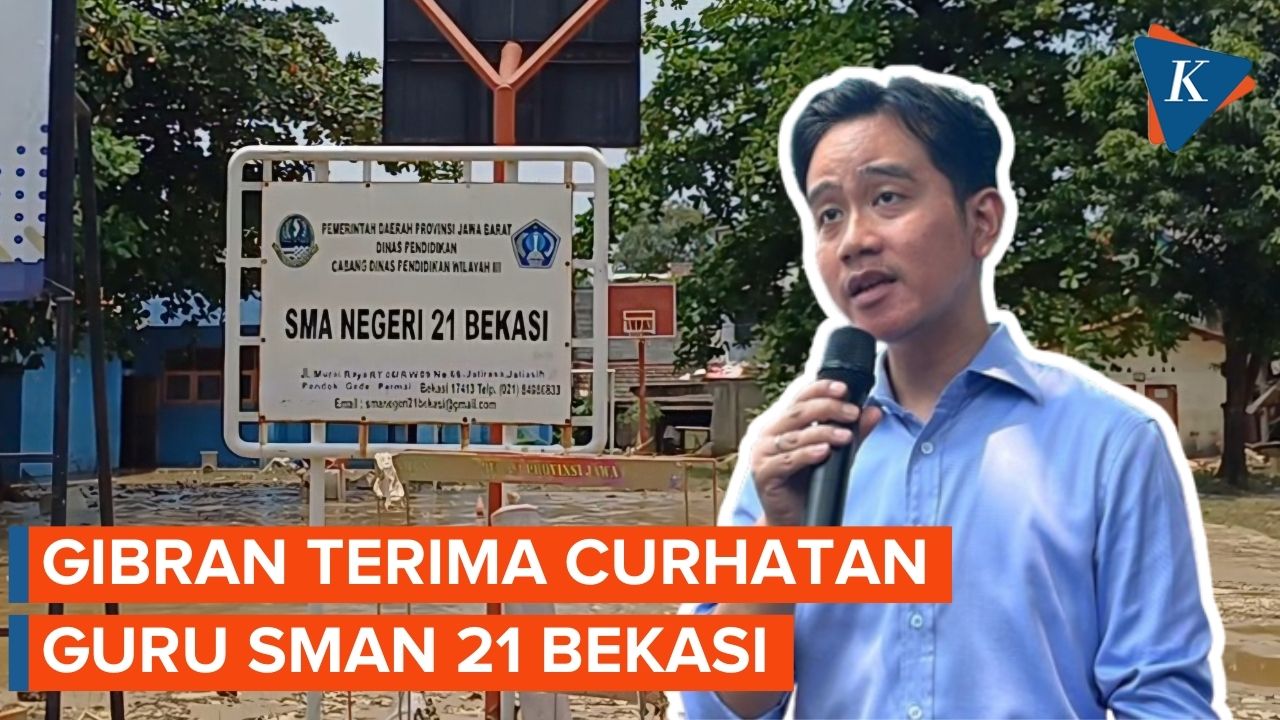 Video: Guru Mengadu ke Gibran, Siswa SMAN 21 Bekasi Tak Ujian karena Banjir