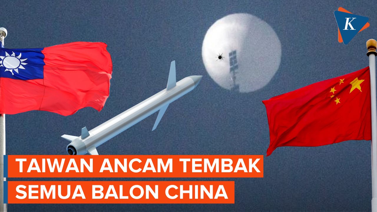 Taiwan Ancam Tembak Jatuh Semua Balon China