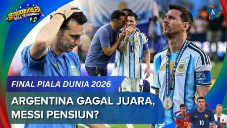 Apakah Messi Akan Pensiun Setelah Argentina Kalah Di Final Piala Dunia 2026? Ini Kata Scaloni